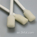 Skrivare White Stick Double Rectangle Foam Swab